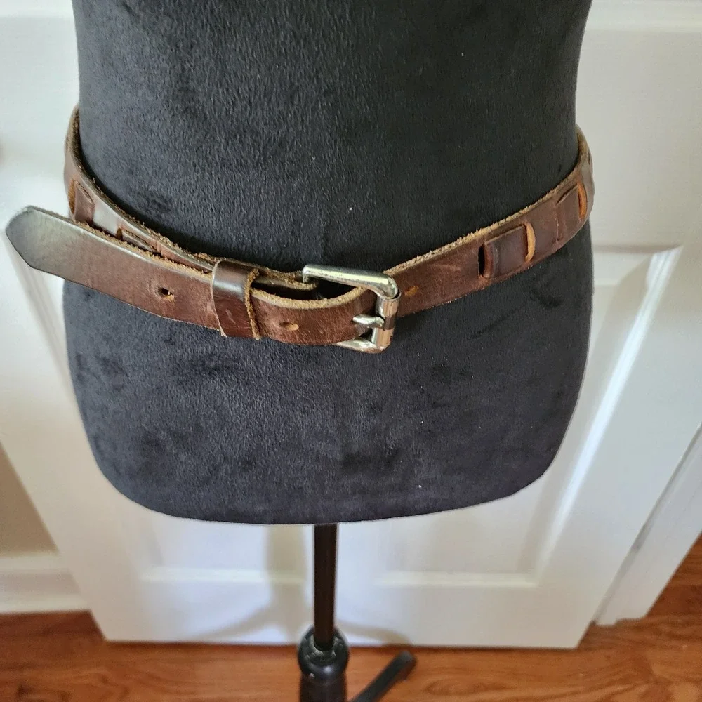 Women's Vintage 90'sBrown Adjustable Belt 37